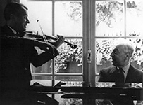With Arthur Rubinstein - Paris – 1959
